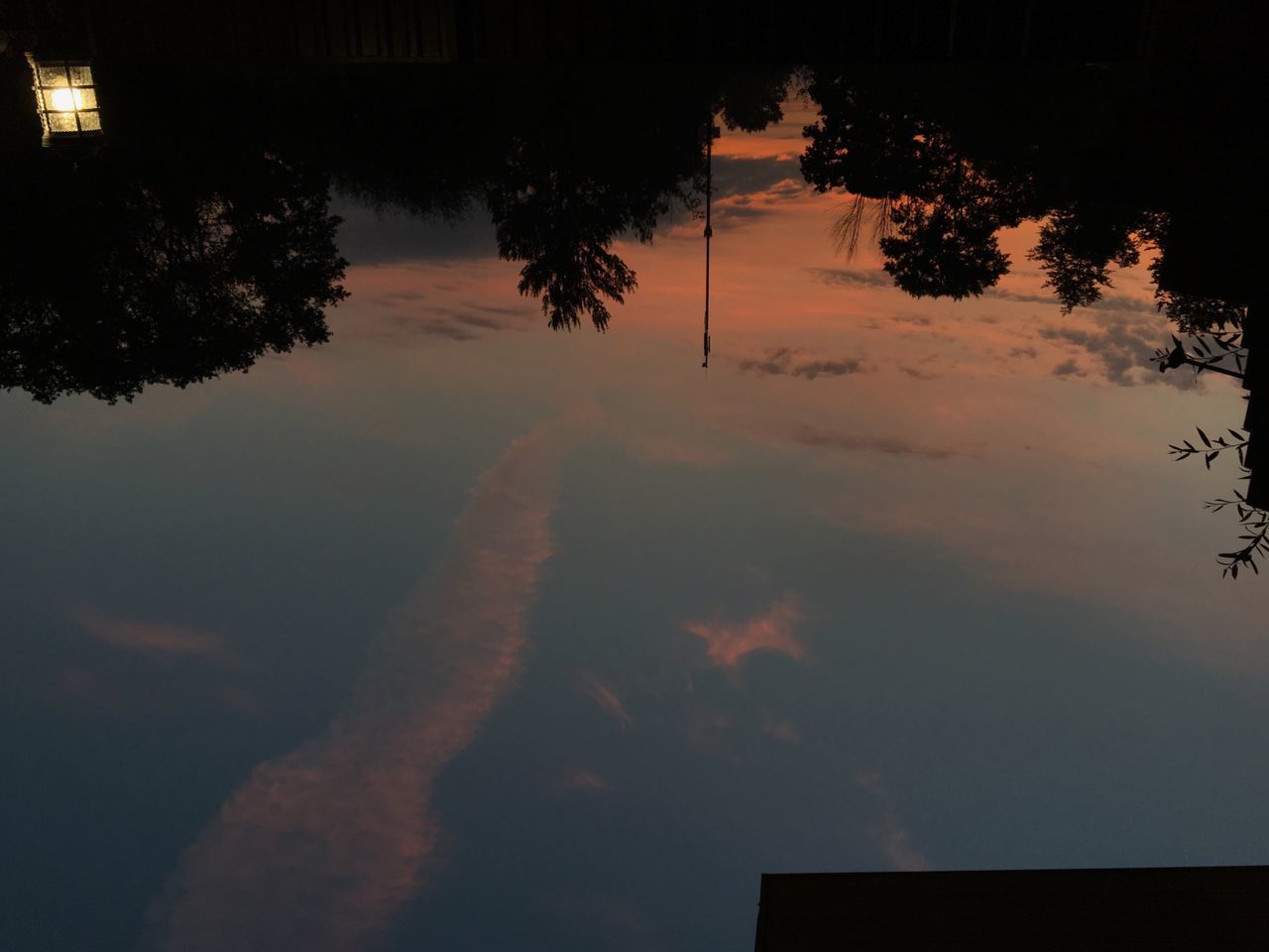 SCENIC SHOT OF REFLECTION OF TREES IN CALM LAKE