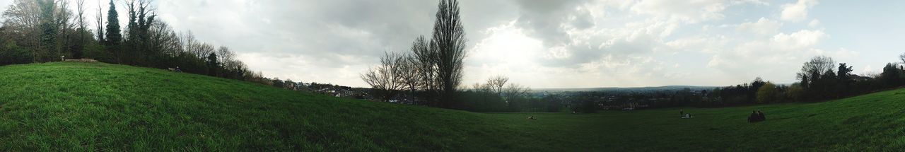 Panoramic view of landscape against sky