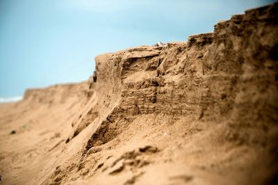 Rock formations in desert