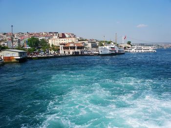 River against townscape