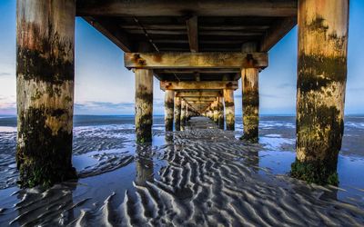 Pier over sea