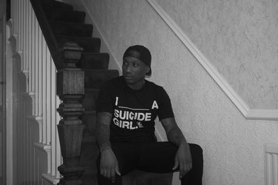 Portrait of young woman