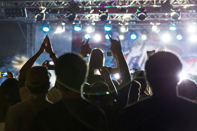 Crowd at music concert