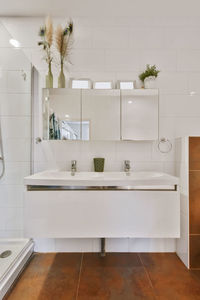 Interior of modern bathroom