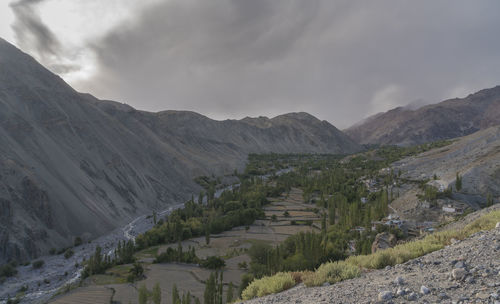 Panoramic view of landscape against sky