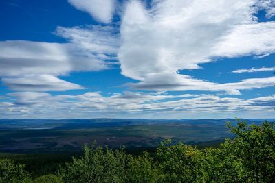 Scenic view of landscape against sky