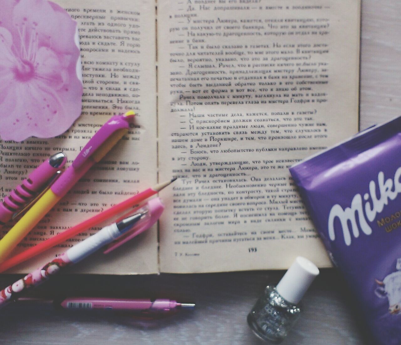 indoors, still life, book, table, education, text, close-up, paper, communication, western script, pen, high angle view, pencil, office supply, page, variation, selective focus, no people, handwriting, learning