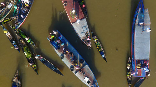 high angle view