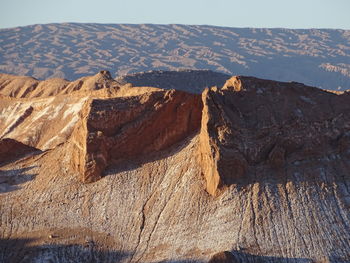 Rock formation at atacama desert