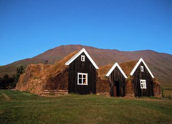 Ancient turf houses in iceland