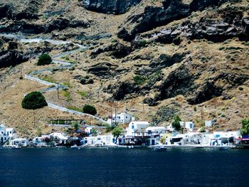 View of city at seaside