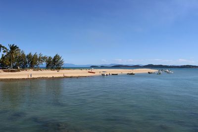 Scenic view of calm sea