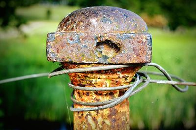 Close-up of rusty metal