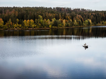 Scenic view of lake