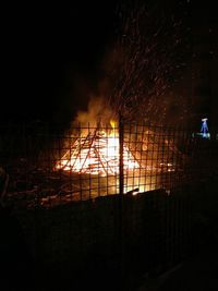 View of sky at night