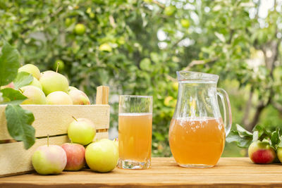 Close-up of drink on table