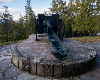 Close-up of old machinery