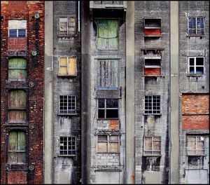 Full frame shot of old building