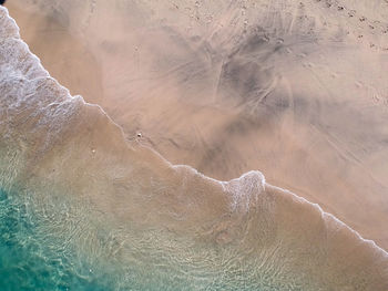 High angle view of a desert