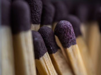 Close-up of multi colored wood