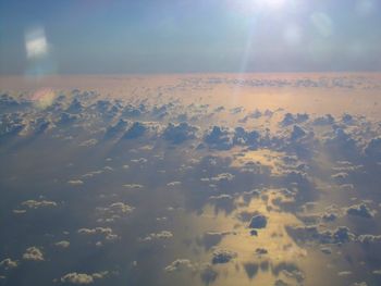 Scenic view of cloudscape during sunset