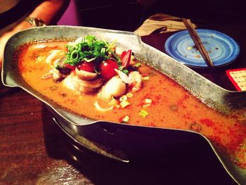 Close-up of food in bowl