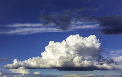 Low angle view of clouds in sky