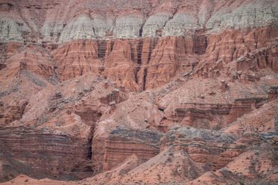 Full frame shot of rock formations