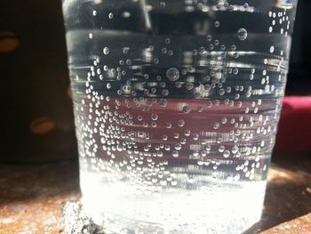 Close-up of object on table