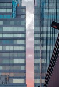 Low angle view of modern building