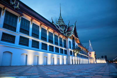 Exterior of building against sky in city