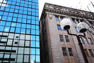 Low angle view of building against sky