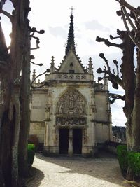 Built structure with trees in background