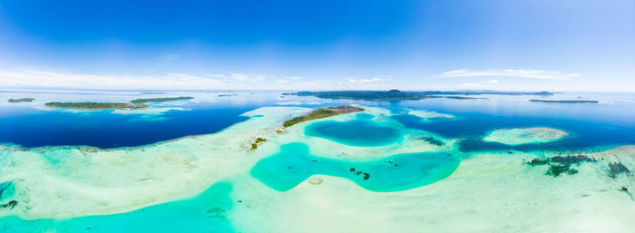 Panoramic view of sea against sky