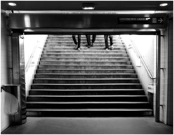 Low angle view of staircase