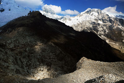 Scenic view of mountains