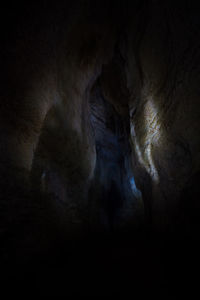 Rock formation in cave