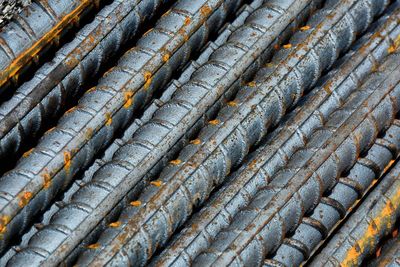 Full frame shot of old roof