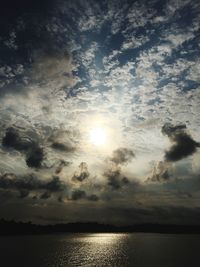 Scenic view of cloudscape against sky during sunset
