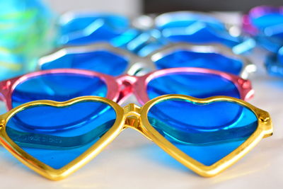 Close-up of eyeglasses