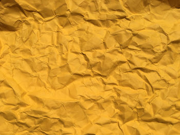 Full frame shot of yellow paper