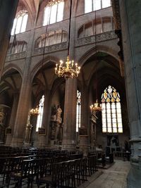 Interior of cathedral