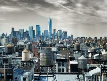 Cityscape against sky