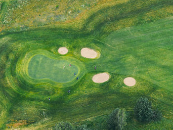 High angle view of water