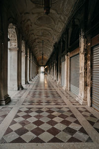 Corridor of building