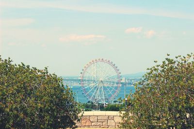 Ferris wheel against sky