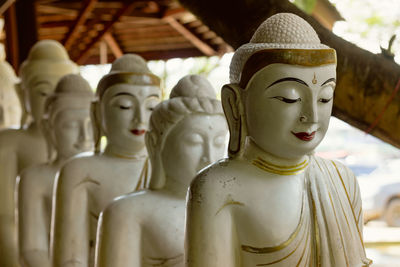 Close-up of statue