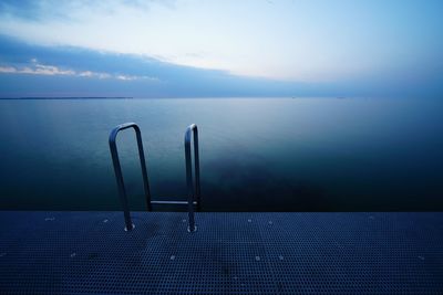 Ladder on shore in germany