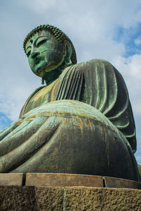 Low angle view of statue