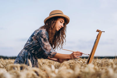 Young woman using mobile phone